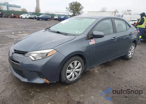 2016 Toyota Corolla Le из США, поврежденный, VIN 2T1BURHE6GC745322